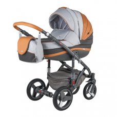 Детская коляска BeBe-Mobile MOVO 2 в 1 Carmel&Grey Детская коляска BeBe-Mobile MOVO 2 в 1 Carmel&Grey